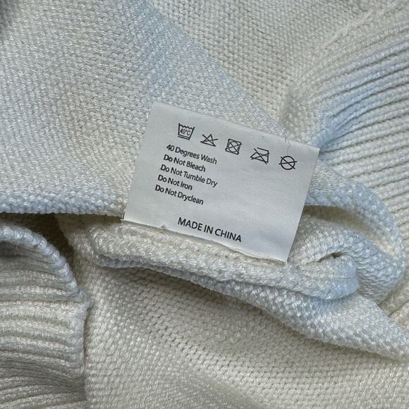 HILLFLINT White Black ‘WHITE SOX’ Crew Neck Baseball Sweater Women’s - Picture 3 of 7